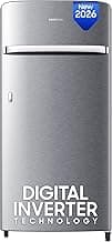 Samsung 189 L, 5 Star, Digital Inverter, Direct-Cool Single Door Refrigerator (RR21H2G25S8/HL, Silver, Elegant Inox, Single Touch Defrost, 2026 Model)