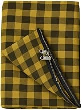 Cotton Mattress Cover || Protector for Single Bed with Strong Zip/Chain || Size (72x36x4) Inch / 6x3 Feet (Multicolour)