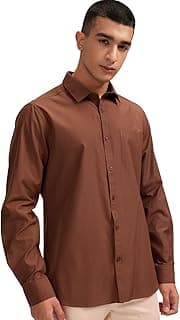 Highlander Men’s Slim Fit Formal Shirt | Solid Formal Shirt for Men | Comfortable Fabric | Stylish Design for Everyday Use & Office Wear