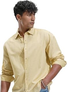 Highlander Men’s Relaxed Fit Casual Shirt | Cotton Linen | Relaxed fit | Full Sleeves