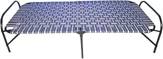 Folding Bed Single for Sleeping | Foldable Metal Cot Portable Bed | Space Saving Single Folding Bed for Home, Guests & Camping | Heavy Duty Folding Cot