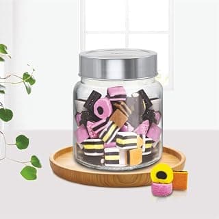 Treo Milton Radius Glass Storage Jar - 700 ml, 6 Pieces, Transparent
