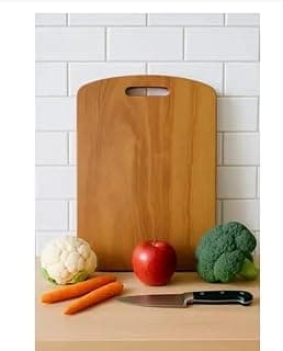 Chopping Board for Kitchen Vegetable, Fruits Cutting Board for Kitchen Non Slip Chopping Board Wooden - [ 33 x 24cm ]