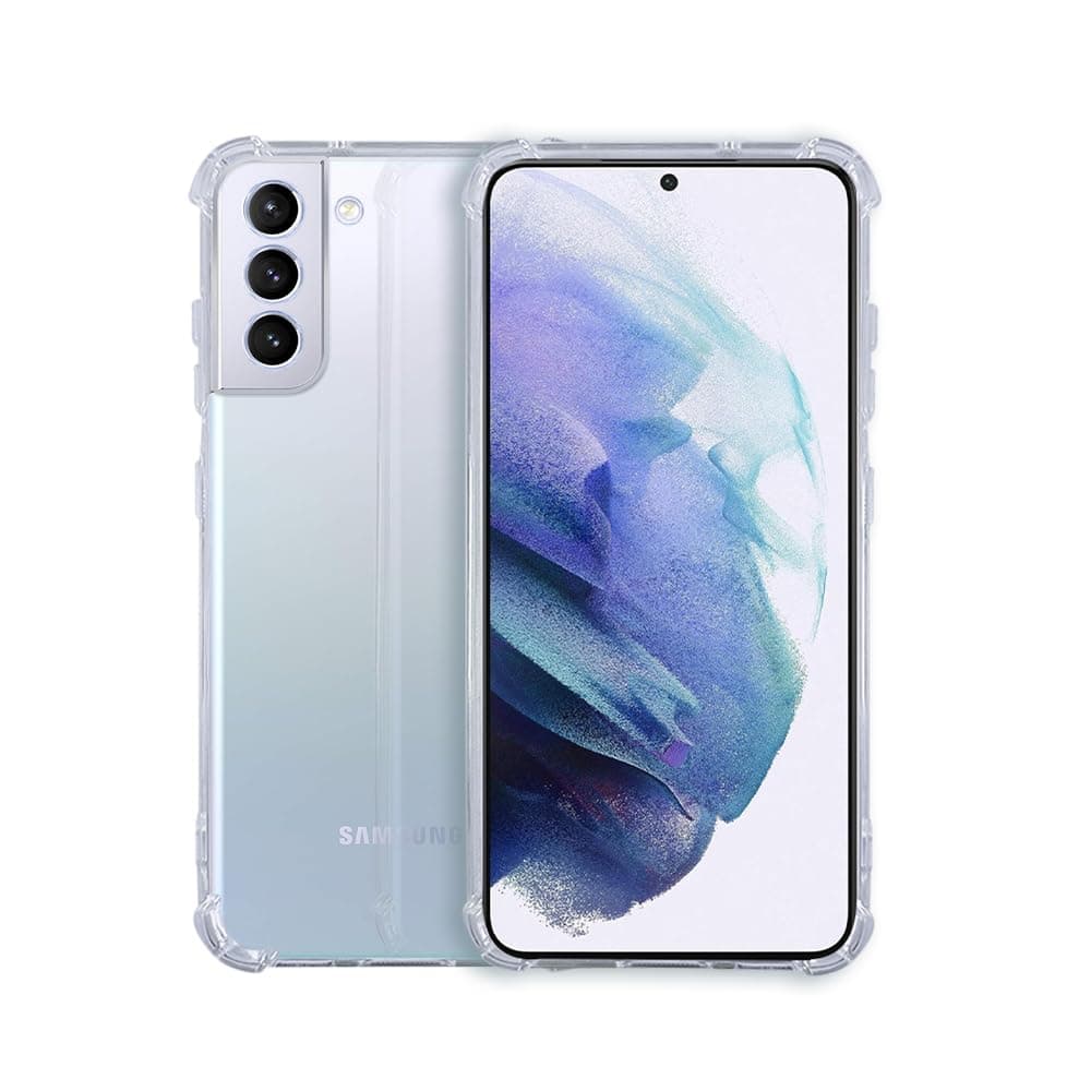 7SEVEN® Back Cover for Samsung Galaxy S21 Plus Transparent Mobile Back Case Shock Proof Design Camera Edges Protection Crystal Clear Phone Case Silicon Soft TPU and Flexible Bumper Phone Cover