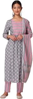 Indya Women Kurta and Pants With Dupatta