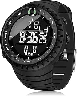 PALADA PALADA Plastic Sports Digital Men's Watch (Black Dial Black Colored Strap)