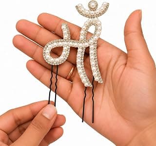 TRACY Handcrafted MOM Hair Pins, Mother to Be, Hair Accessories with U Pin (મા hair brooch)