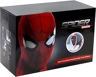 SHOPOGENIX Kids Superhero Spider Mask Costume – Full Face Stretchable Cosplay Mask with Breathable Mesh Eyes | Halloween, Birthday Party, Fancy Dress & Role Play Costume for Boys & Girls