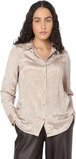 VERO MODA Women's Satin Texture Shirt