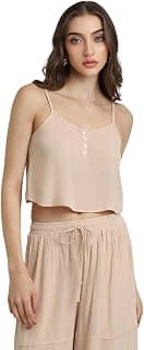 FOREVER 21 Women Solid Regular Fit Crop Top