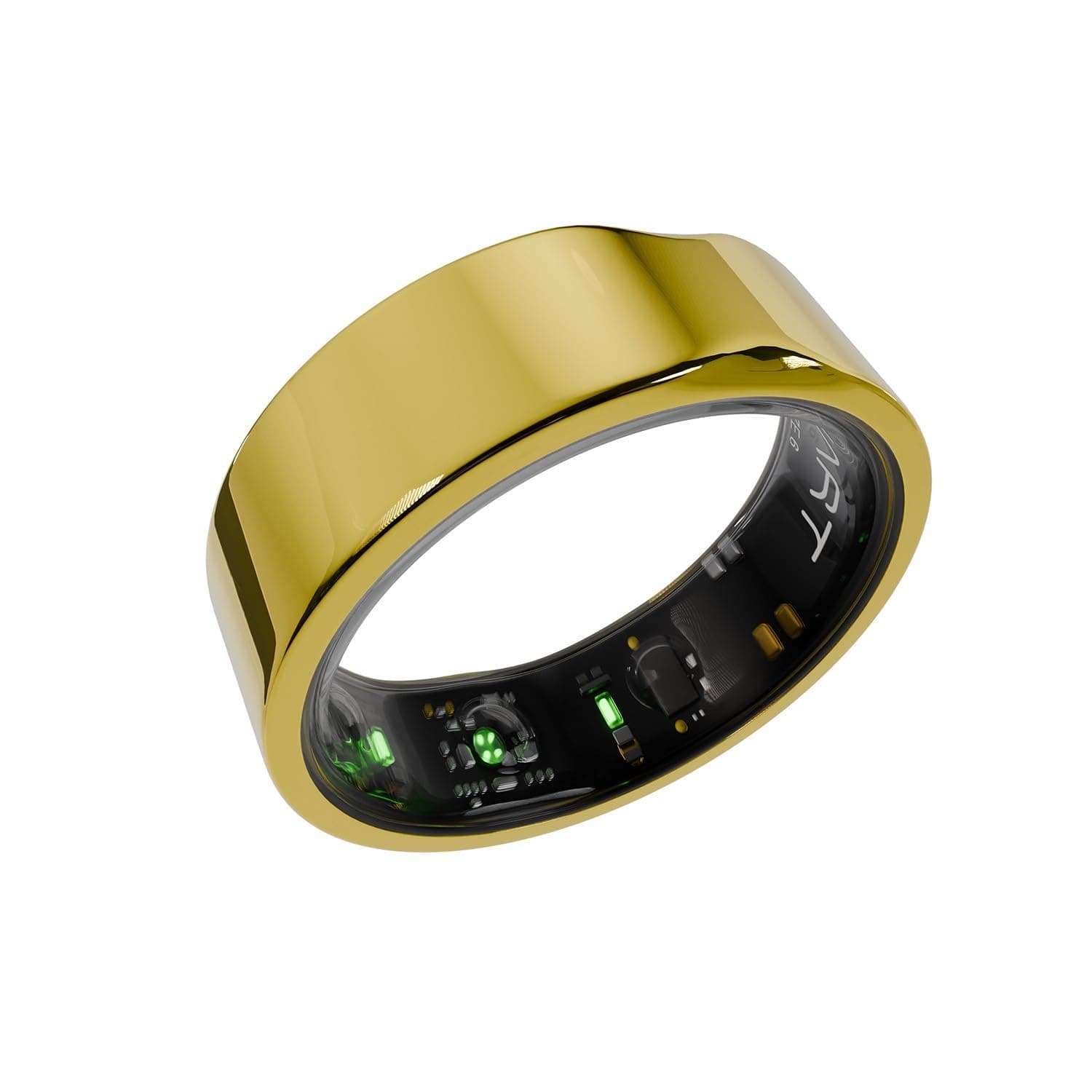 FITTR HART X2 Smart Ring, 8+ Days Battery, Fitness Tracker for Sleep, Recovery, Stress, Workout, Live Heartrate, Calories, Smart Ring for Men & Women, Buy Sizing Kit First, Titanium (Sterling Gold, 8)