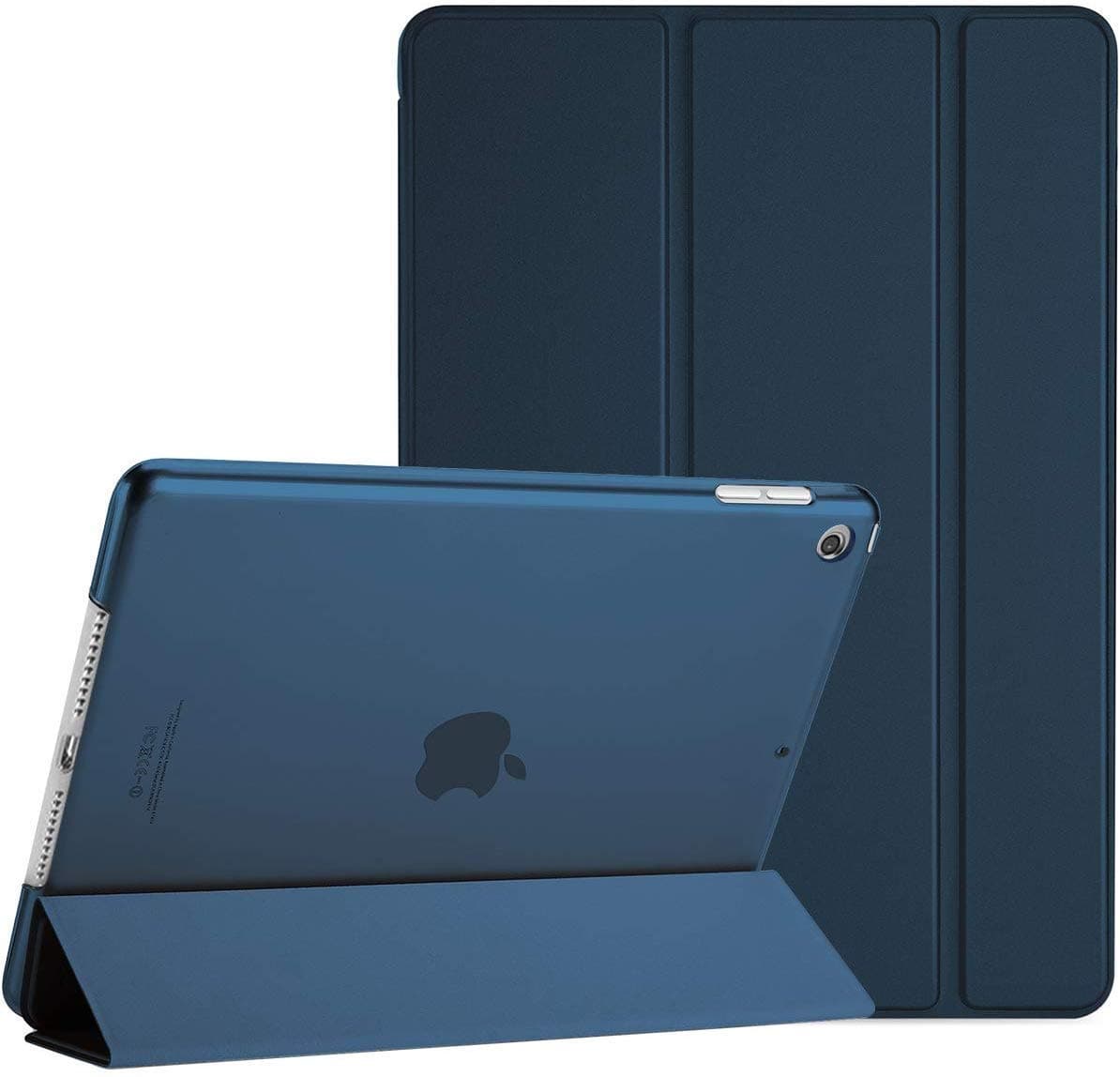 MOCA Compatible Smart flip Cover case for iPad 9.7 inch 2017 2018 iPad 5th 6th Generation A1893 A1954 A1822 A1823 Smart case Cover (Navy Blue)