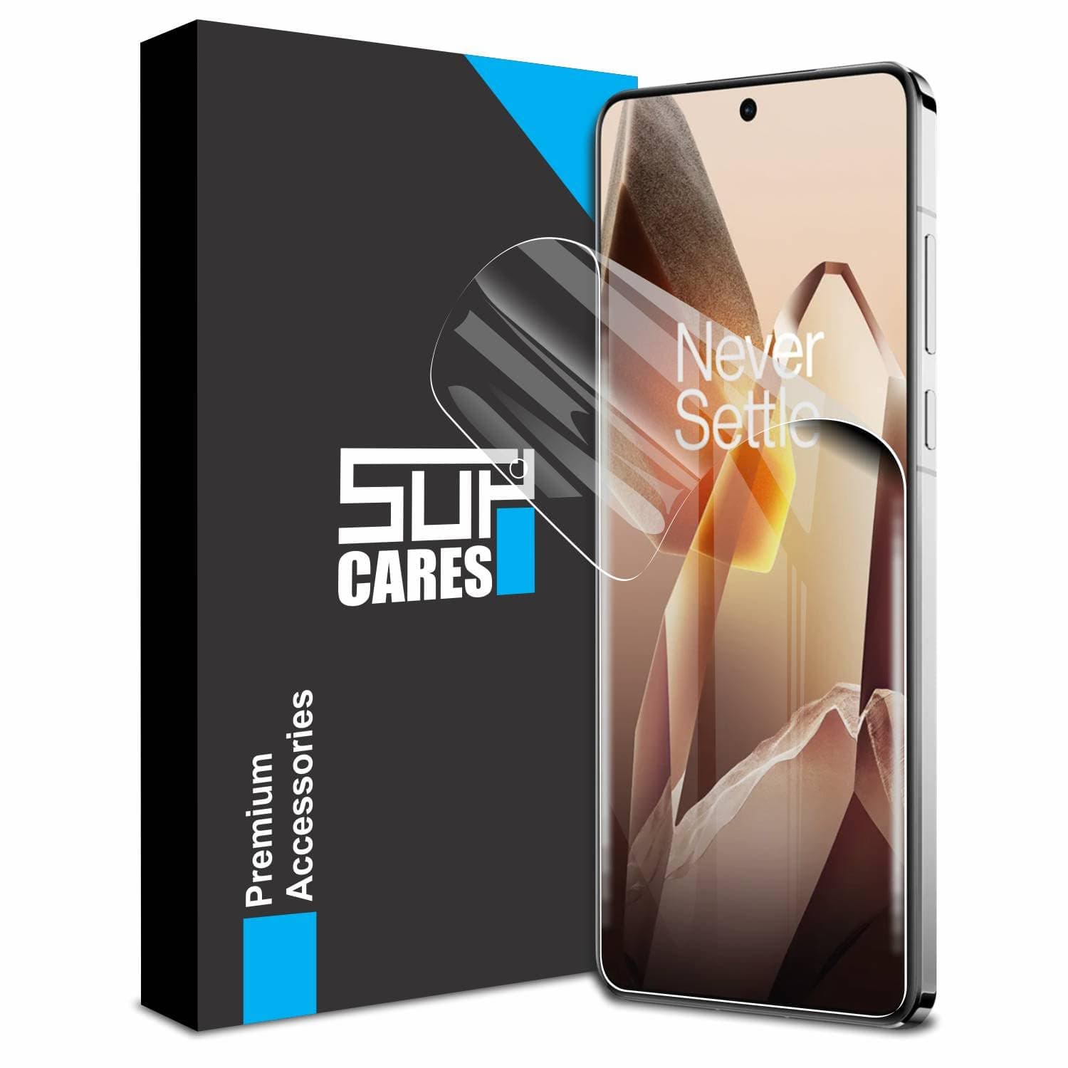 SupCares TPU Unbreakable Membrane Screen Protector for OnePlus 13 (6.82 Inch) With Easy Self Installation Kit | Fingerprint Working | Edge to Edge Coverage