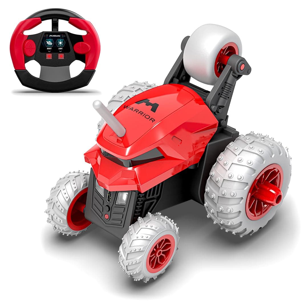 Mirana Warrior 360 Stunt RC Car for Kids | Fast Remote Control Car Toy | Coral Red