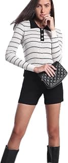 VERO MODA Women Self Design Polo T-Shirt