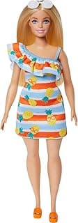 Barbie® Doll, Kids Toys, Loves The Ocean Blonde Doll, Doll Body Recycled Plastics, Summer Clothes and Accessories​​