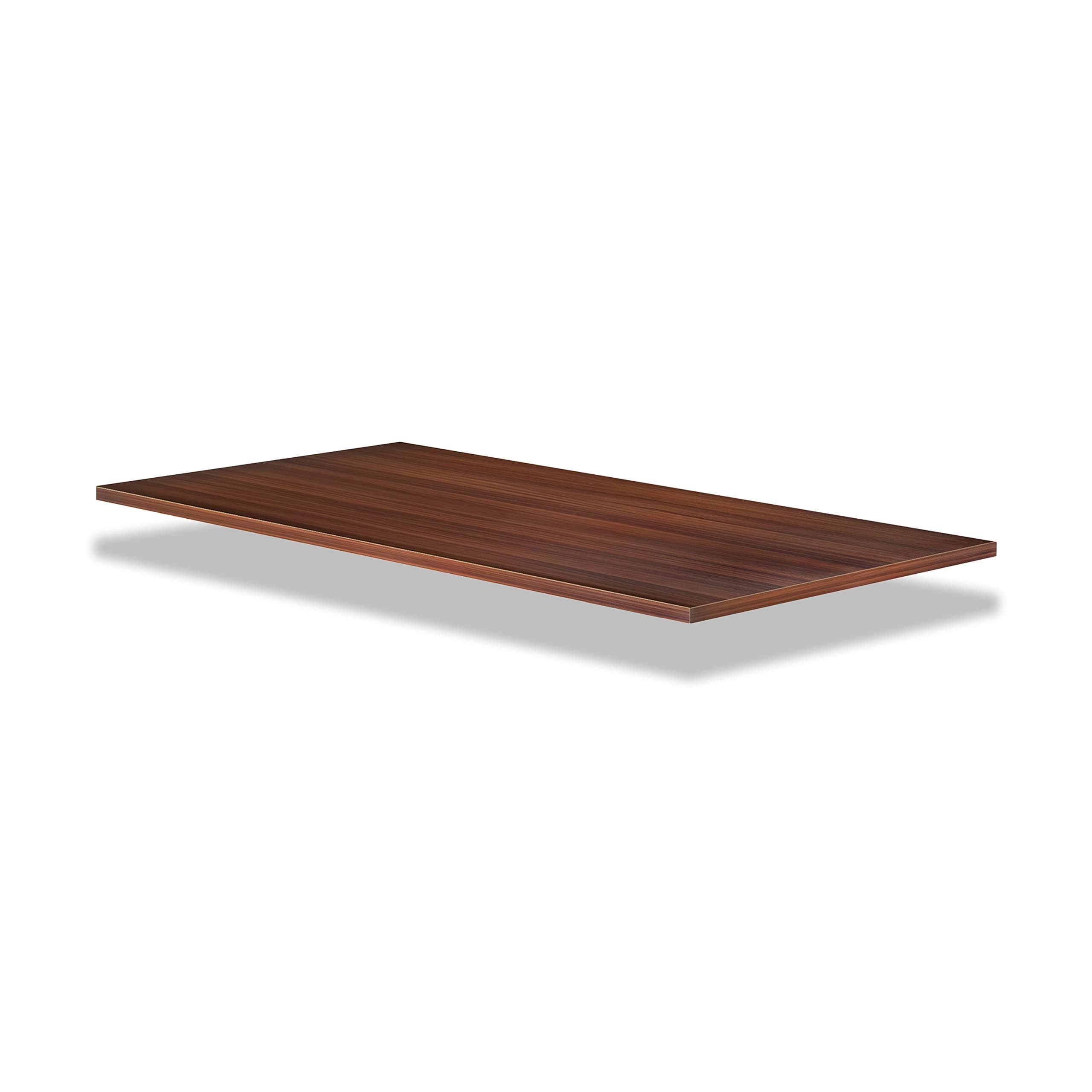 ErgoYou - TABLE TOP 47 x 23.5 inches – Premium Engineered Wood - Rectangle Shape Desk Top suitable for Office Table, Study Table, Meeting/Conference Table, Standing Desk - 1200 x 600 x 25 mm – Walnut Laminate