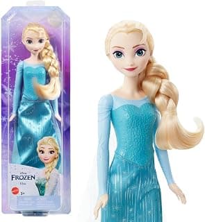 Mattel Princess Dolls, New for 2023, Elsa Posable Fashion Doll with Signature Clothing and Accessories, Frozen Movie Toys