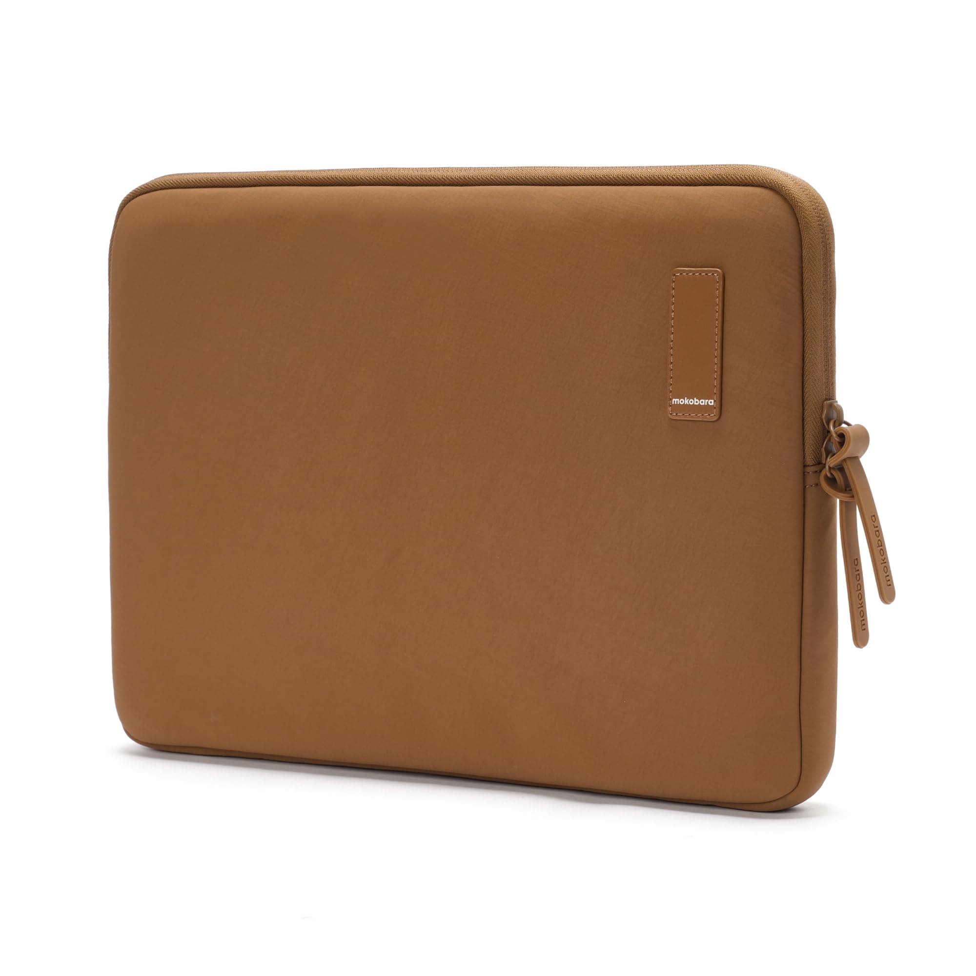 MOKOBARA Aisle Laptop Sleeve 15.6 Inch Travel Notebook Cover Brown Pouch | Fits MacBook Air Water Resistant Nylon Padded Scratch Proof Microfiber Slim Profile Smooth Zipper Laptop Cover HP Dell Lenovo