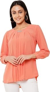GO-4 IT Go.4.it Women's Pleated Top