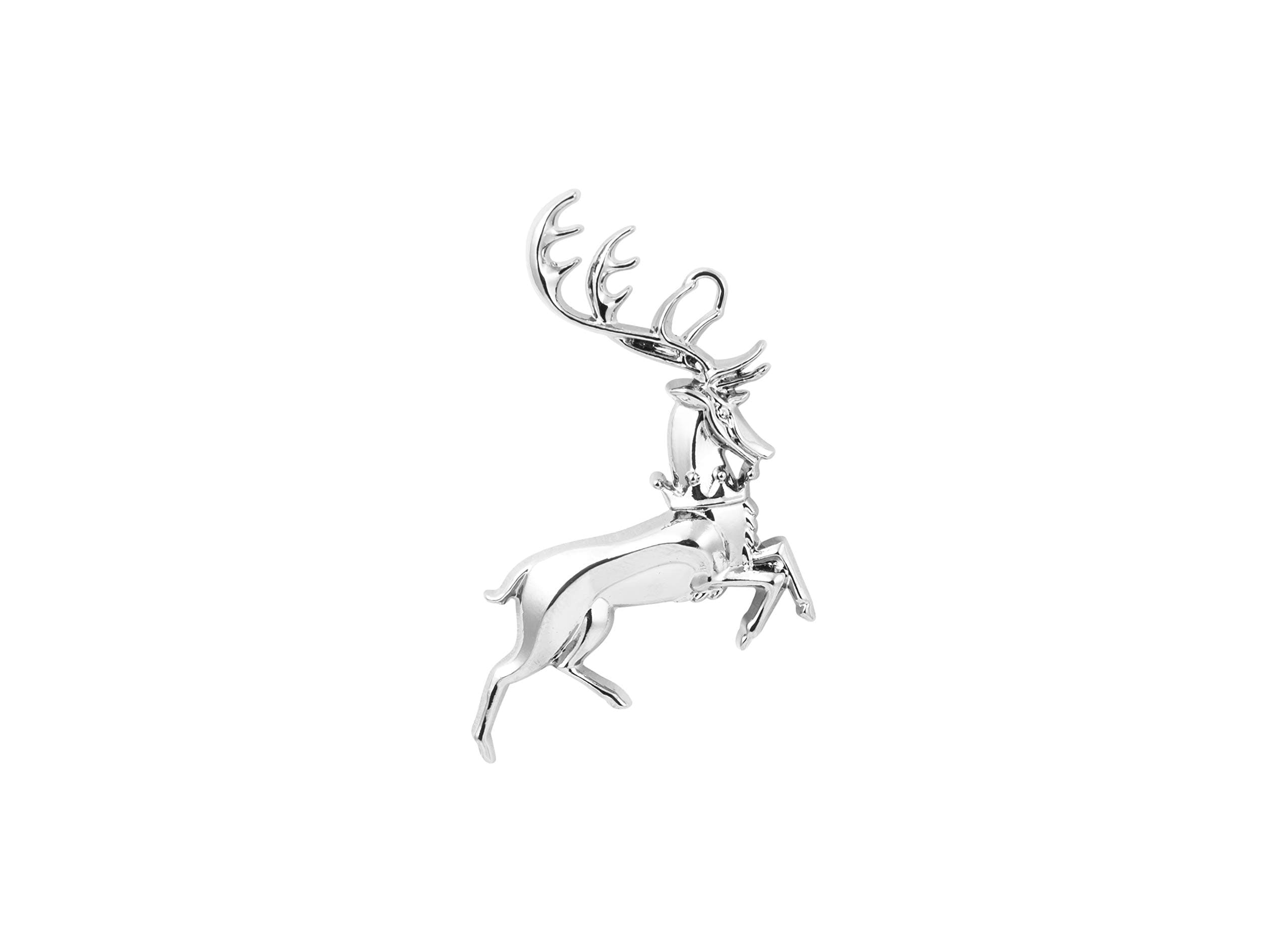 Knighthood Running Reindeer Lapel Pin Suit Collar Brooch for Unisex