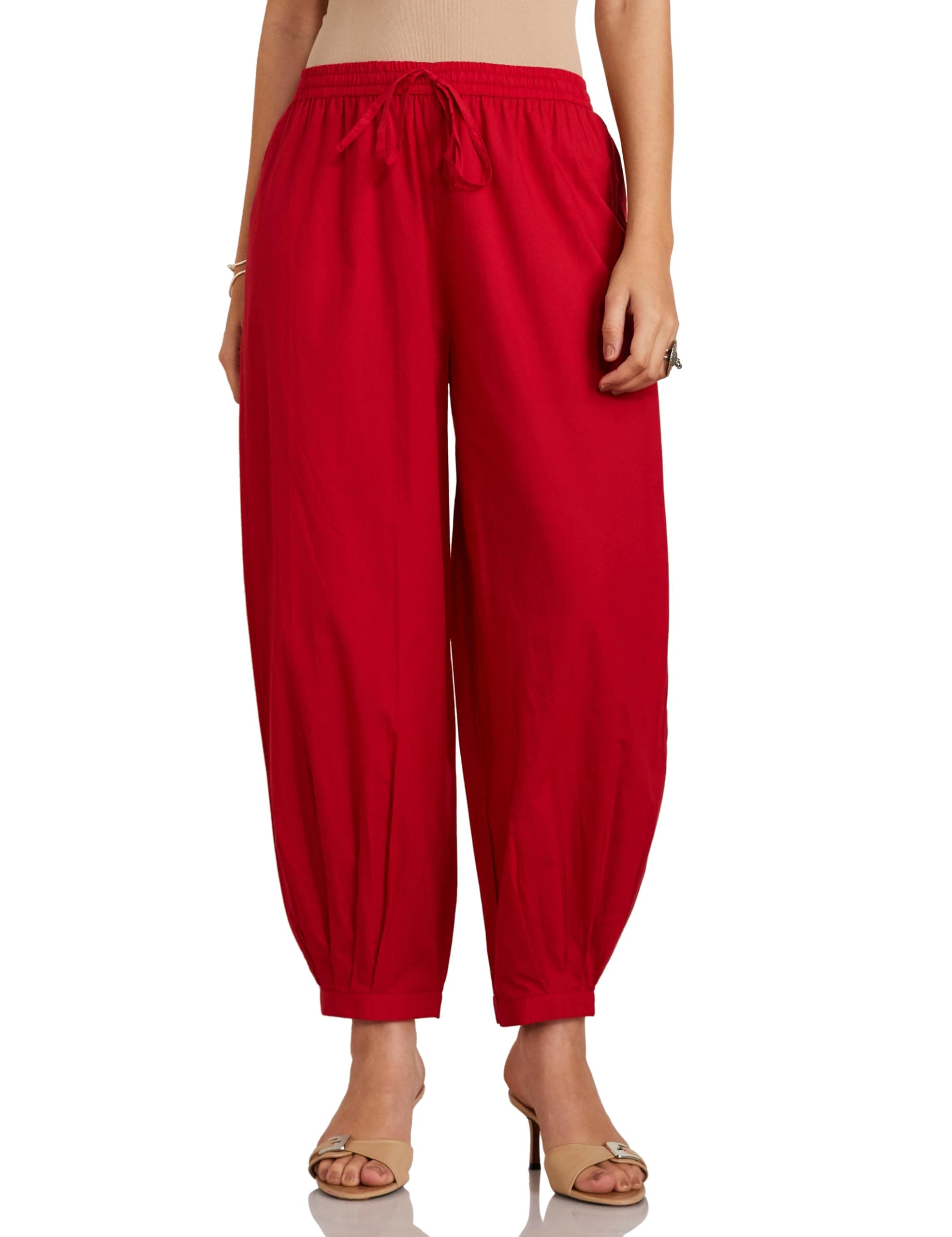 Amazon Brand - Myx Women Cotton Salwar (Available in Plus Sizes)