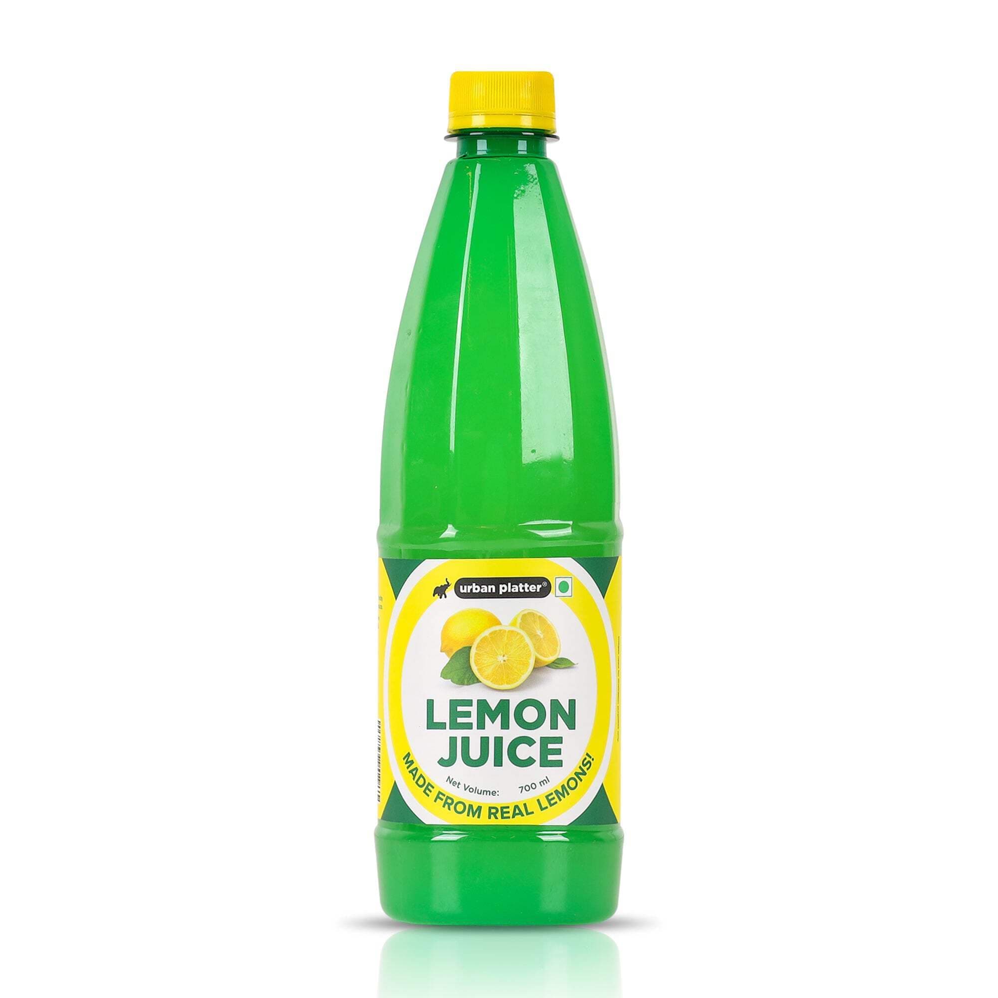 Urban Platter Lemon Juice Concentrate, 700ml (Equivalent of 70 Lemons | Quick and Easy | Ideal for Beverages and Daily Use)