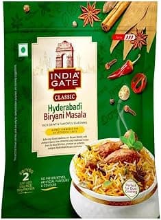 India Gate Classic Hyderabadi Biryani Masala 70 gm Box