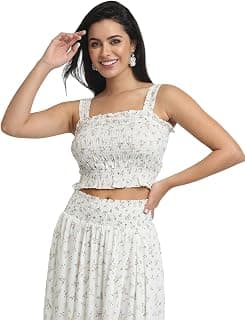 FOREVER 21 Women Floral Regular Fit Crop Top