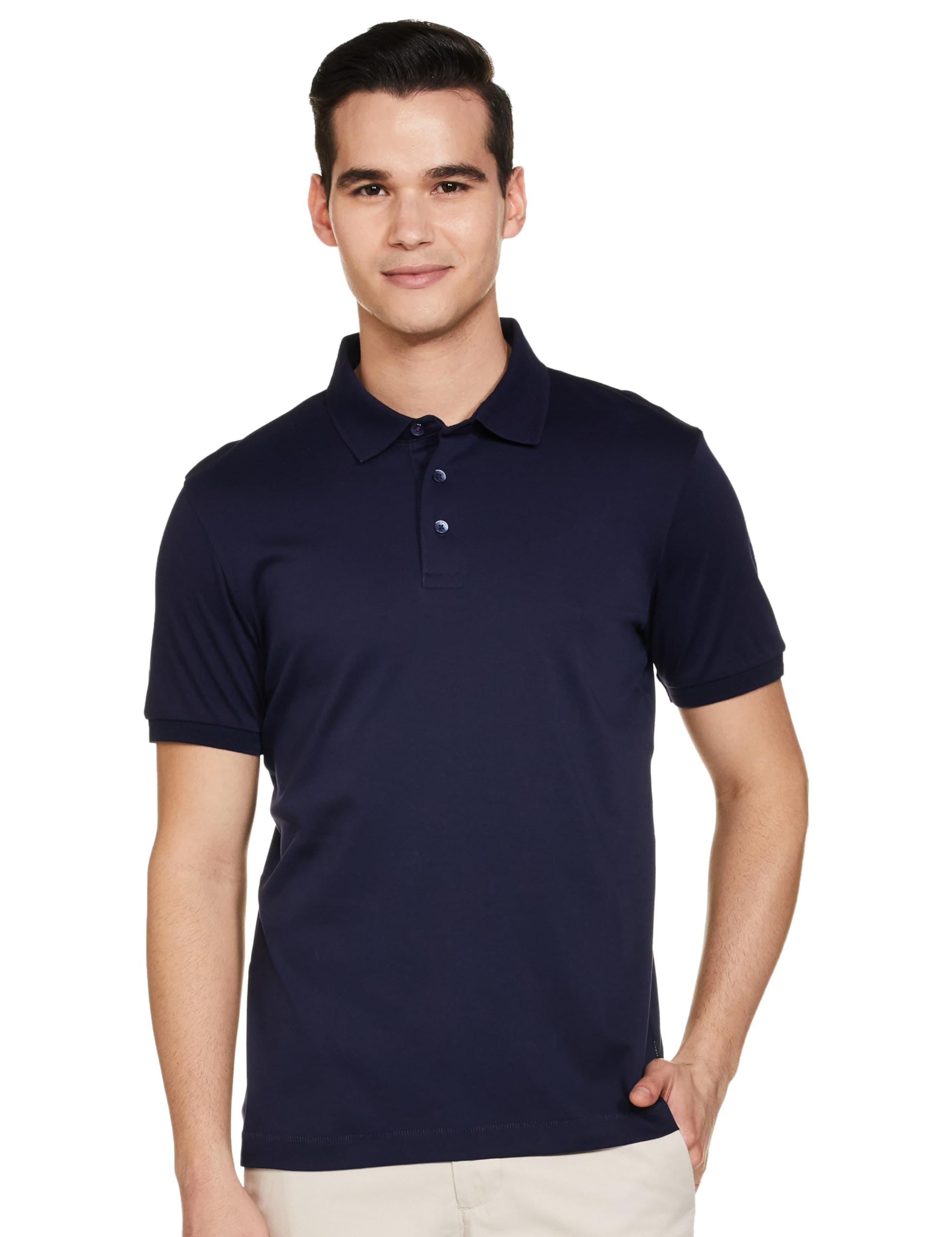 Symbol Premium Men's Super Soft Classic Polo T-Shirt: Regular Fit