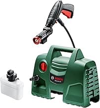 Bosch Easy Aquatak 100 | 1100-watt Motor | Max Pressure- 100 Bar | High Pressure Washer with Double Filtration | 360° Gun, Self-Priming | Flow Rates up to 270 l/h | 3.1 Kg