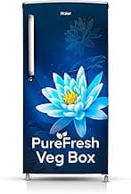 Haier 175 L, 2 Star, Direct-Cool Single Door Refrigerator (HED-182ML-N, Marine Lotus)
