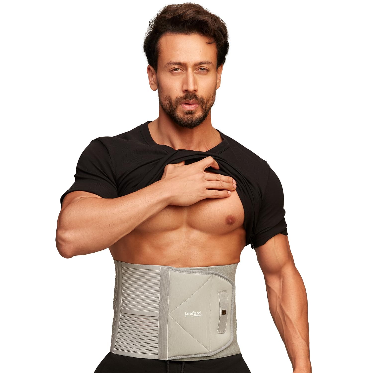 Leeford Ortho Abdominal Belt for Compression & Back Pain Relief, Size - S | Breathable, Hypoallergenic Abdominal Belt, Lightweight Post Pregnancy Belt After C-Section, Adjustable Stomach Belt for Women