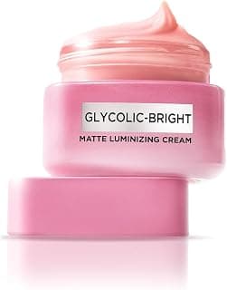 L’Oréal Paris Glycolic Bright Matte Luminizing Cream, Instant Glow Booster, Fades Dark spots, 15ml