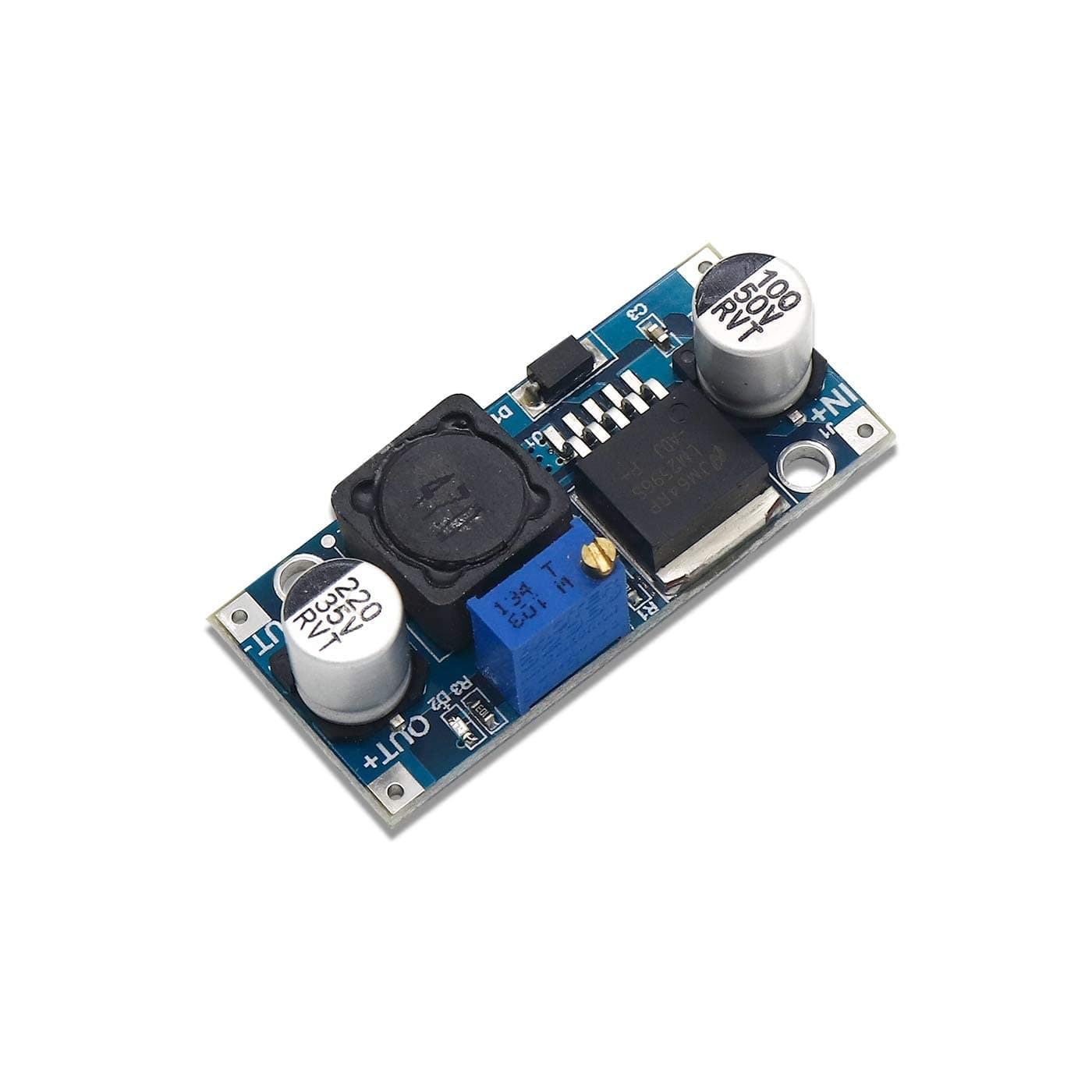 Gadget Hero's LM2596/LM 2596 DC to DC Buck Converter/Regulator, Dc-Dc Step Down Adjustable Voltage Power Supply Module/Board/kit, A 24v to 18V/12V/9V/5V, 12V to 9V/5V - pack of 1