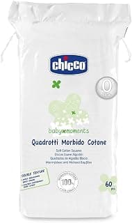Chicco Baby Soft Cotton Square 60 Pieces