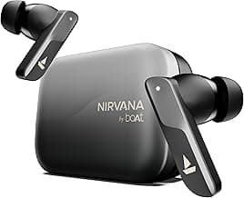 boAt Nirvana X TWS,Knowles Dual Drivers, Hi-Res Audio LDAC, App Support,4Mic ENx,Dual Pair,Spatial Audio,Fast Charge, Bluetooth Earbuds, TWS Ear Buds Wireless Earphones with mic (Cosmic Onyx)