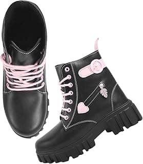 Shoetopia Women & Girls Lace-Up Boots