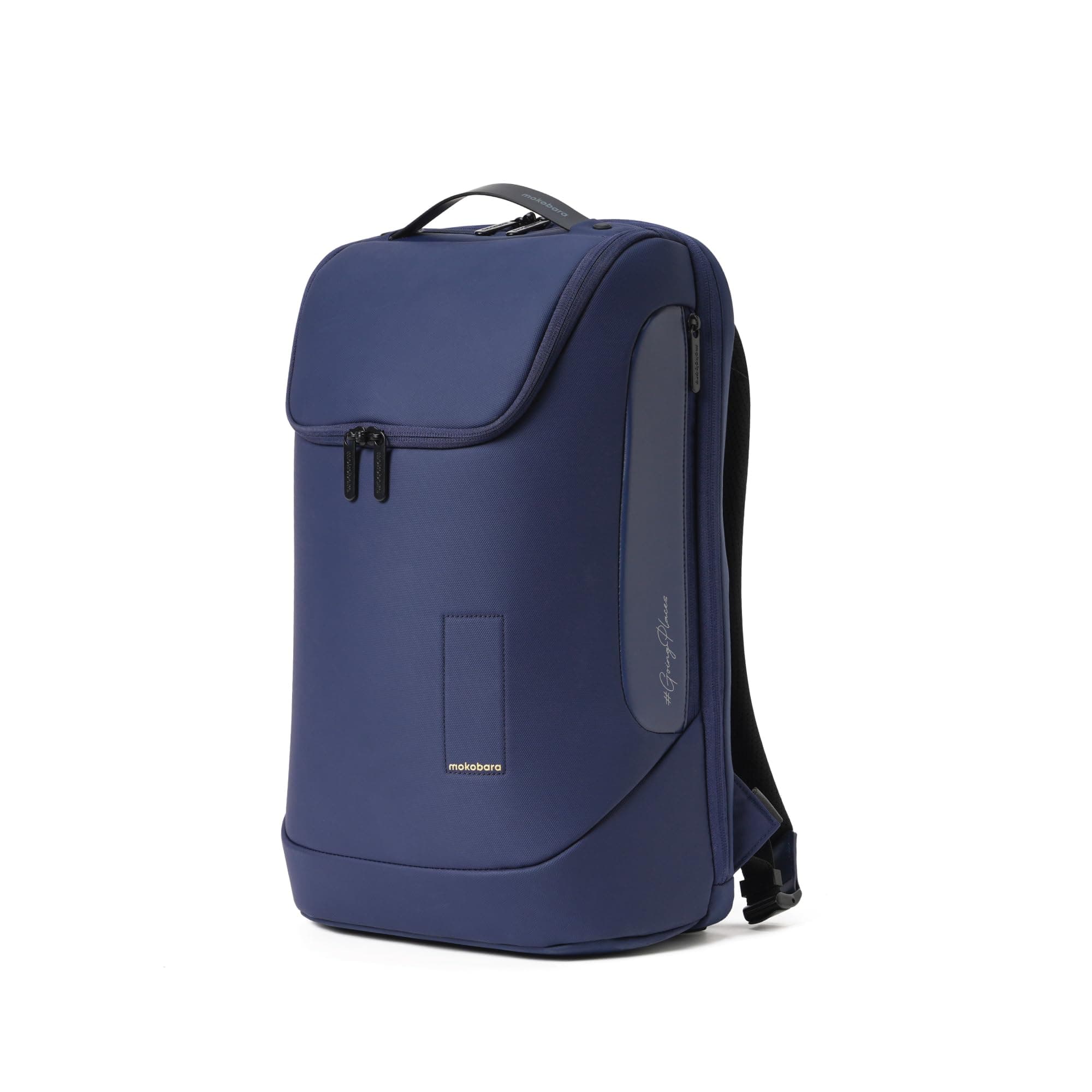 MOKOBARA The Transit Backpack 2.0 Premium Nylon 15.6" 30L 8 Compartments Unisex Laptop Bag with Luggage Sleeve (Private Island) Blue