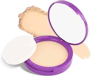 SUGAR POP Longwear Compact Powder | Vitamin E & Castor Oil | UV Protection | Oil Control & Longwear | 9 gm - 01 Sand