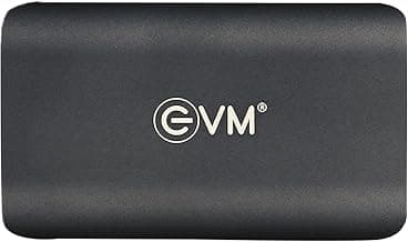 EVM EnSave 1TB Ultra Compact Portable SSD | USB 3.1 Gen 2 Type-C | Up to 550MB/s Read | Shockproof | High Speed Storage for PC, Mac & Android | Plug & Play | 10 Year Warranty (EPSSD/1TB)