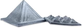 Generic Shubh Sanket Vastu Lead Pyramid, 3 inches, Grey, 2 Layer Piece