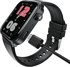 boAt Storm Call 4 India's first Smartwatch with Type-C Charging,1.96”(4.97 cm) HD Display, Functional Crown, BT Calling, Sports Modes, Heart Rate, SpO2, Sleep & Stress Tracking, SOS,IP68(Active Black)