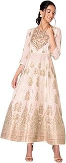 Indya Women's Polyester Regular Fit Casual Kurta