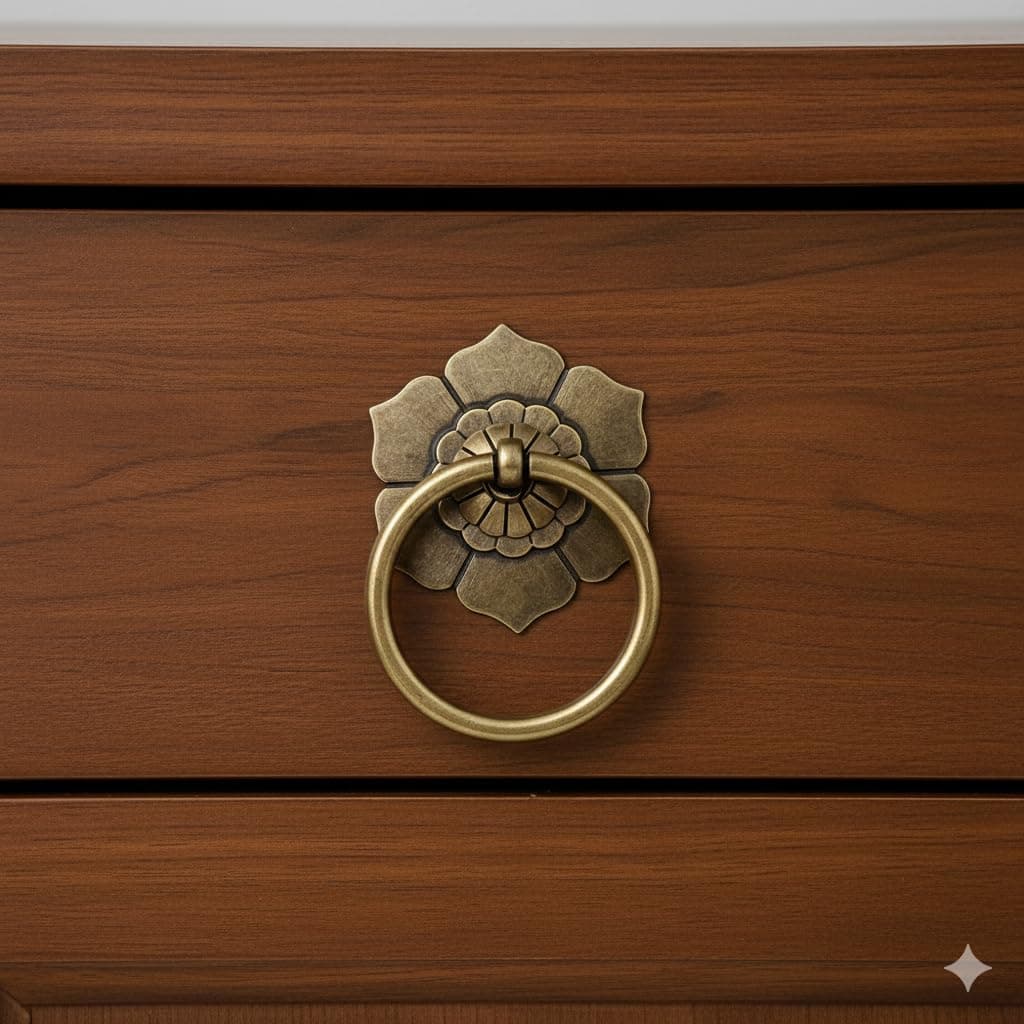 ABVIN Elevate Your Decor Flower Drop Pulls - Elegant and Stylish Flower-Shaped Drawer Handles