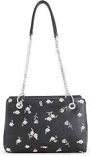 Caprese Bloom Satchel Bag, Medium | Stylish Floral Handbag for Women with Multiple Compartments | Organized Interior Pockets, Secure Top Zip Closure| Perfect for Casual & Daily Essentials