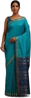 Soch Womens Soft Silk Solid Saree