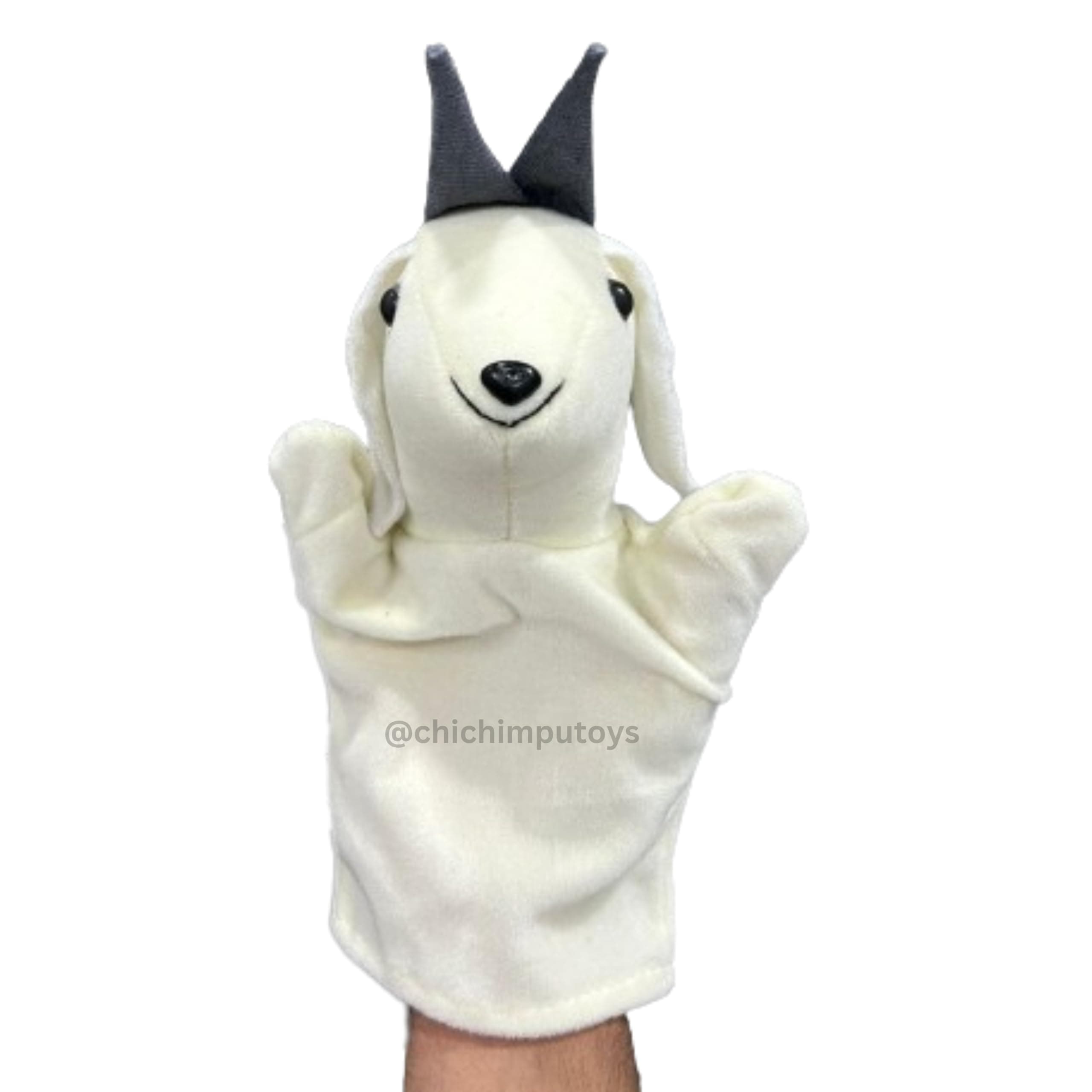 Chi-Chimpu Toys Goat Hand Puppet | Hand Puppet for Kids | Story Telling Puppets | Puppets for Kids | Hand Masks for Kids | Soft Toy | Puppet Toy | Soft Toy | Educational Puppets for Kid's Learning