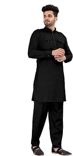 Trustous � PATHANI SUIT COTTON FOR MENS (KURTA + PYJAMA )