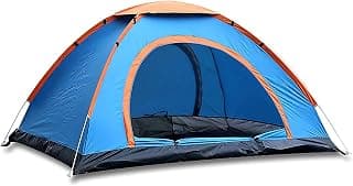 Picnic Hiking Camping Portable Waterproof Dome Tent for 2 Person Waterproof with Bag (Multicolor)